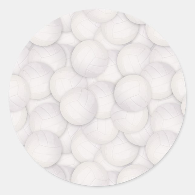 Volleyball Pattern Stickers (Front)