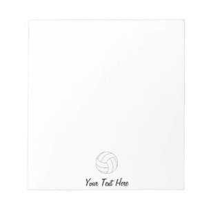 Volleyball Personalised  Notepad
