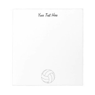 Volleyball Personalised  Notepad