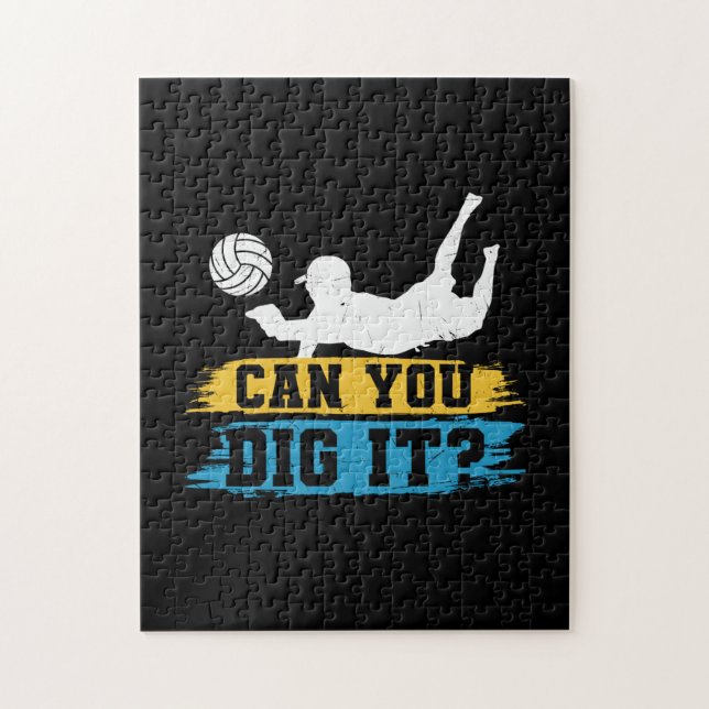 Volleyball Player | Can You Dig It Jigsaw Puzzle (Vertical)