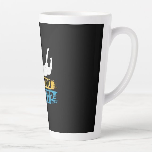 Volleyball Player | Can You Dig It Latte Mug (Right)