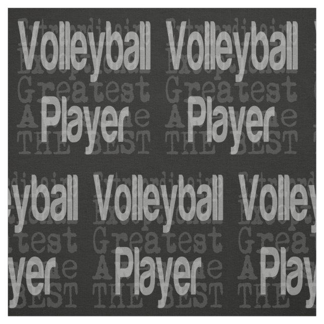 Volleyball Player Extraordinaire Fabric (Swatch)