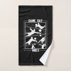 Volleyball Player   Game Day Vibes Hand Towel