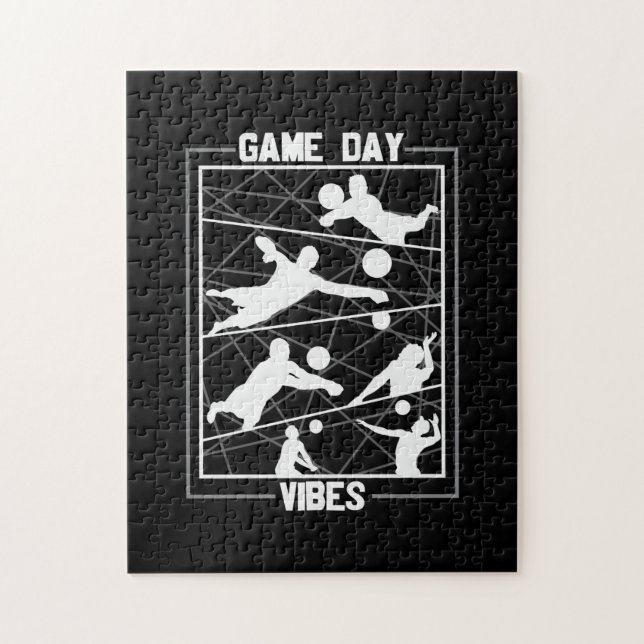 Volleyball Player | Game Day Vibes Jigsaw Puzzle (Vertical)