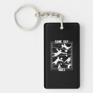 Volleyball Player | Game Day Vibes Key Ring