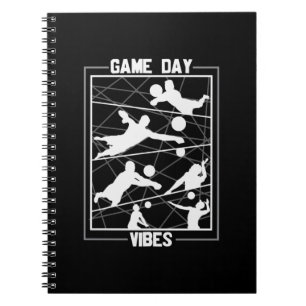 Volleyball Player Game Day Vibes Notebook