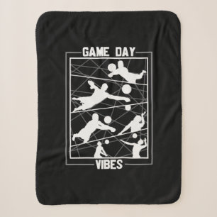Volleyball Player Game Day Vibes Sherpa Blanket