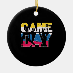 Volleyball Player Game Day Volleyball Ceramic Ornament