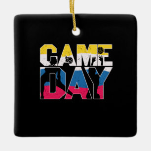 Volleyball Player Game Day Volleyball Ceramic Ornament
