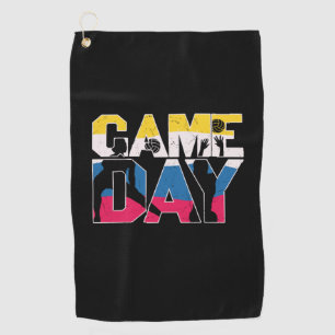 Volleyball Player Game Day Volleyball Golf Towel