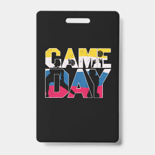 Volleyball Player Game Day Volleyball ID Badge