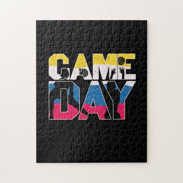 Volleyball Player | Game Day Volleyball Jigsaw Puzzle (Vertical)