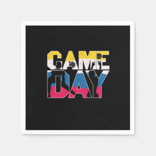 Volleyball Player Game Day Volleyball Napkin