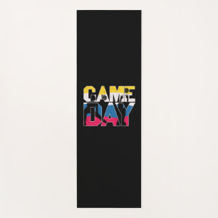 Volleyball Player   Game Day Volleyball Yoga Mat