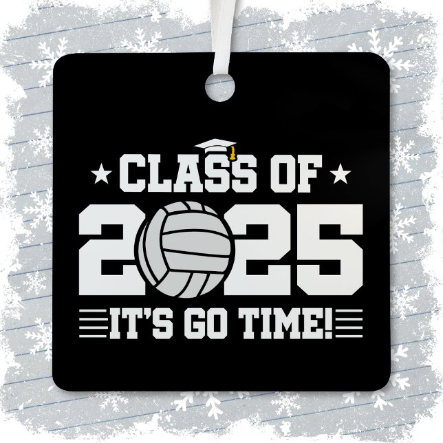 Volleyball Player Graduation Class of 2025 Senior Metal Tree Decoration (Creator Uploaded)
