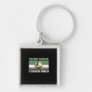 Volleyball Player   I Coach Volleyball Girls Key Ring