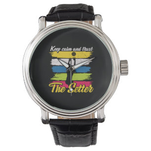 Volleyball Player Keep Calm And Trust Watch
