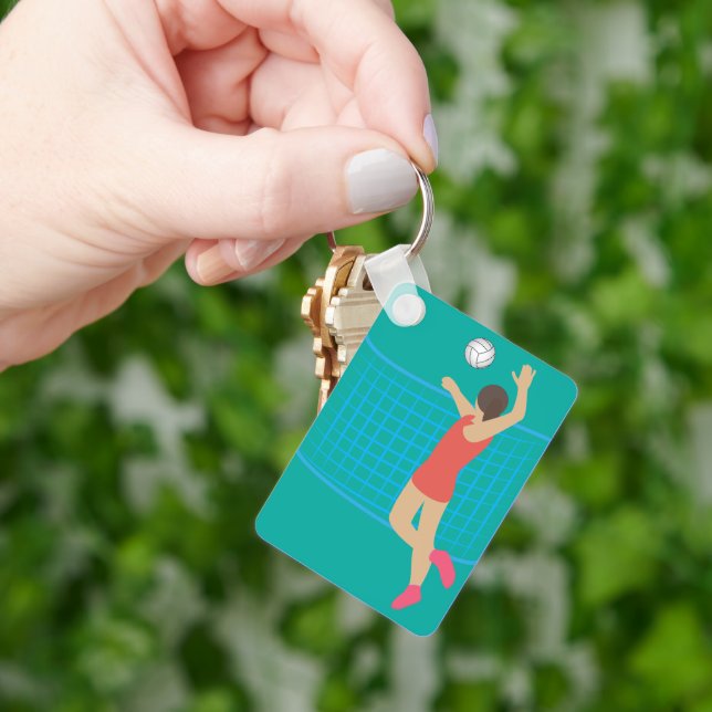 Volleyball Player Key Ring (Hand)