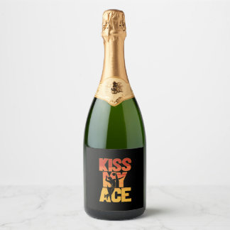 Volleyball Player | Kiss My Ace Sparkling Wine Label