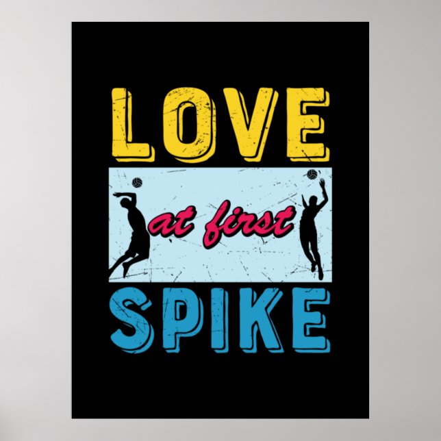 Volleyball Player | Love At First Spike Poster (Front)