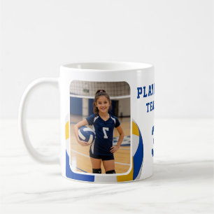 Volleyball Player Name Number Team 2 Photos Coffee Mug