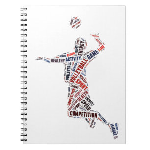 Volleyball player notebook