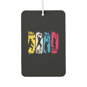Volleyball Player   Set Spike Repeat Car Air Freshener