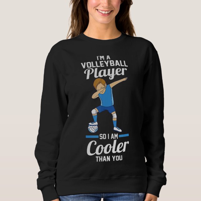 Volleyball Player Sweatshirt (Front)
