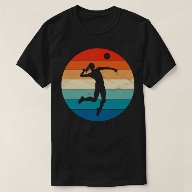 Volleyball Player T-Shirt (Design Front)