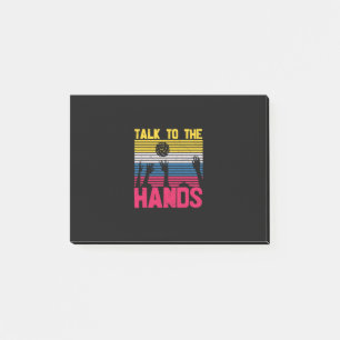 Volleyball Player   Talk To The Hands Post-it Notes