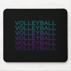 Volleyball Player Team Coach Trainer Retro Mouse Pad