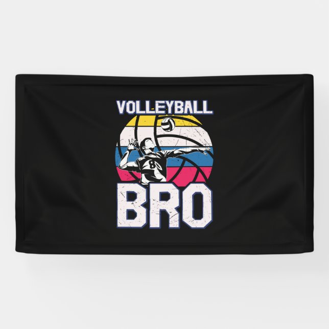 Volleyball Player | Volleyball Bro Banner (Horizontal)
