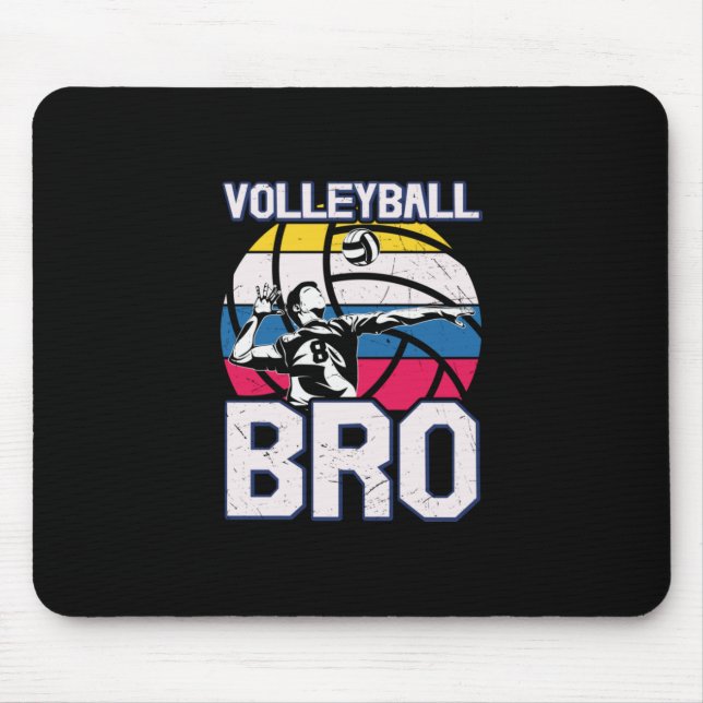 Volleyball Player | Volleyball Bro Mouse Pad (Front)
