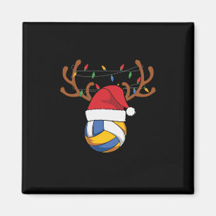 Volleyball Player Volleyball Christmas Magnet