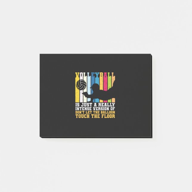 Volleyball Player | Volleyball Is Just A Really Post-it Notes (Front)