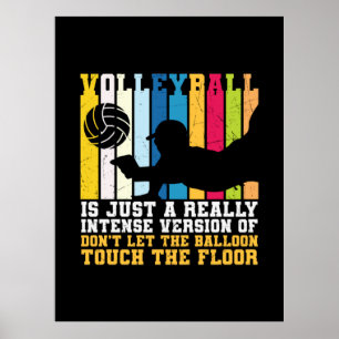 Volleyball Player Volleyball Is Just A Really Poster