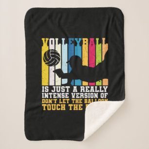 Volleyball Player Volleyball Is Just A Really Sherpa Blanket