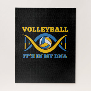 Volleyball Player Volleyball It Is In My Dna Jigsaw Puzzle