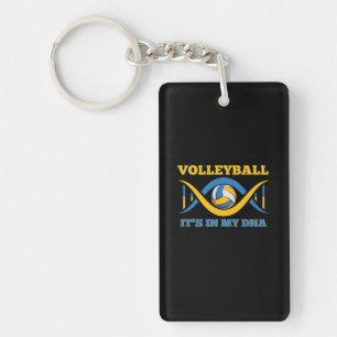 Volleyball Player Volleyball It Is In My Dna Key Ring