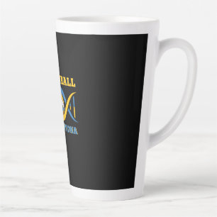 Volleyball Player Volleyball It Is In My Dna Latte Mug