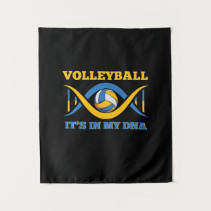 Volleyball Player Volleyball It Is In My Dna Tapestry
