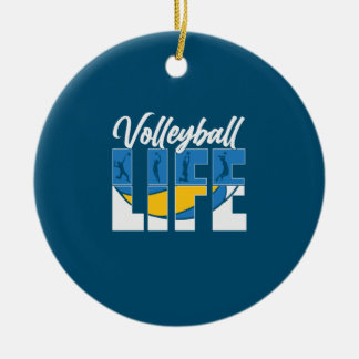 Volleyball Player | Volleyball Life Ceramic Ornament