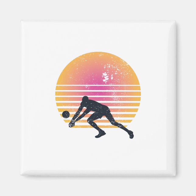 Volleyball Player Volleyball Magnet (Front)