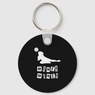 Volleyball Player Volleyball Mine Key Ring