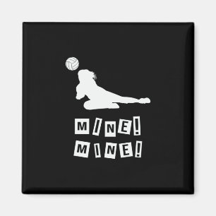 Volleyball Player Volleyball Mine Magnet