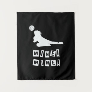 Volleyball Player   Volleyball Mine Tapestry