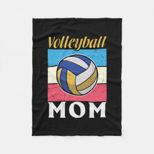 Volleyball Player   Volleyball Mom Fleece Blanket