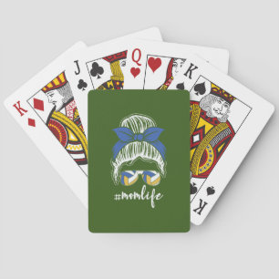 Volleyball Player Volleyball Mom Life Playing Cards