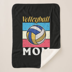 Volleyball Player   Volleyball Mom Sherpa Blanket