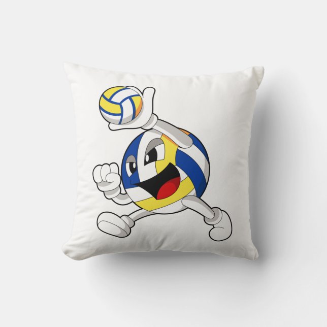 Volleyball player with Volleyball Cushion (Front)